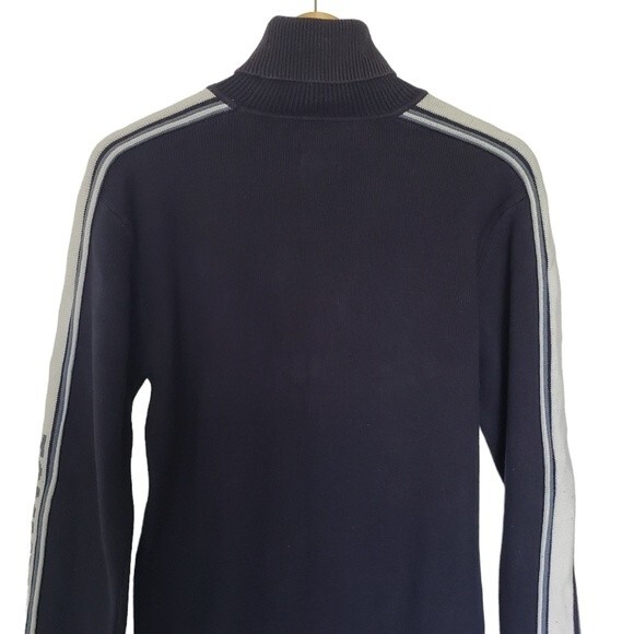 Tommy Hilfiger Vintage 80s Turtleneck Sweater Size M Spellout Tommy Jeans Preppy - Picture 3 of 9